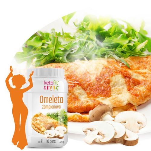 Proteinová omeleta žampionová 320g, 10 porcí