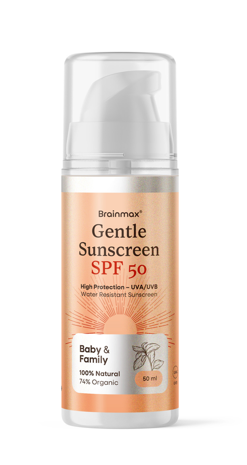 BrainMax Gentle Sunscreen Lotion, BABY & FAMILY, SPF 50, 50 ml