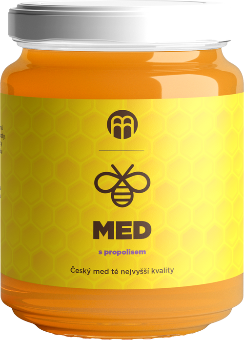 BrainMarket - Med s propolisem, 250 g