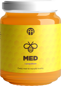 BrainMarket - Med s propolisem, 250 g