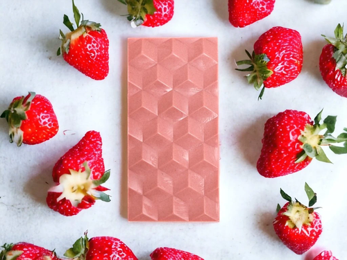 MoonChocolate - SEASCAPE - bílá čokoláda s jahodami