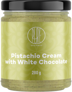 BrainMax Pure Pistachio cream with white chocolate, Pistáciový krém s bílou čokoládou