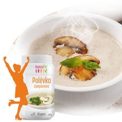 Žampionová polévka 290 g, 10 porcí ketonové diety