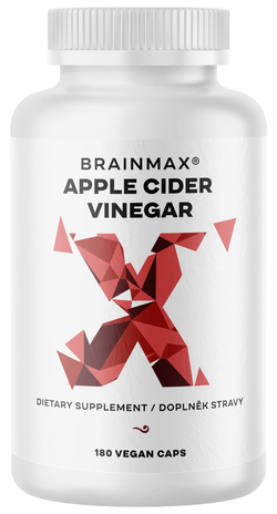 BrainMax Apple Cider Vinegar, 180 rostlinných kapslí