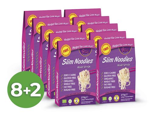 Slim Pasta Výhodný balíček Slim Pasta Noodles (10 ks) 2 500 g