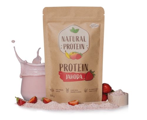 Bezlaktózový protein - Jahoda