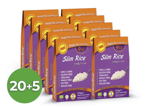 Slim Pasta Výhodný balíček  Rýže (25 ks) 6 250 g