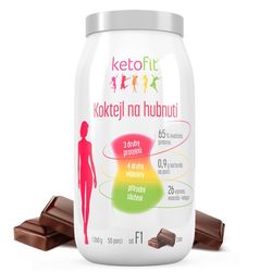 Čoko proteinový koktejl KetoFit 1260 g, 50 porcí