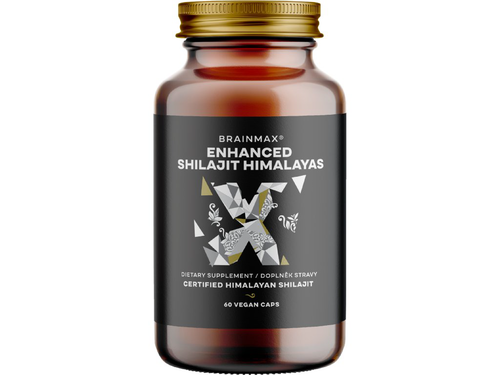 BrainMax Enhanced Shilajit Himalayas, 60 rostlinných kapslí