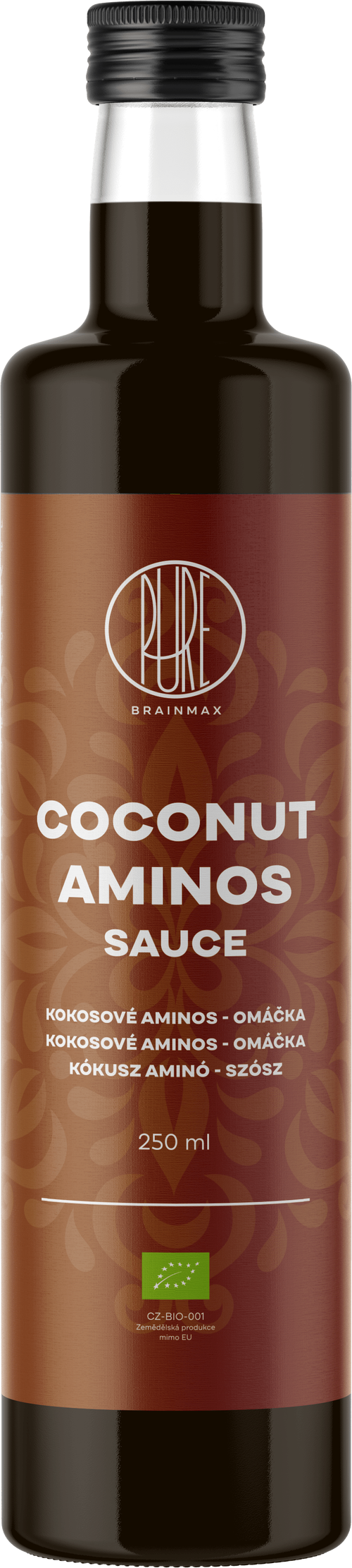BrainMax Pure Coconut Aminos Sauce, Kokosové aminos BIO, 250 ml