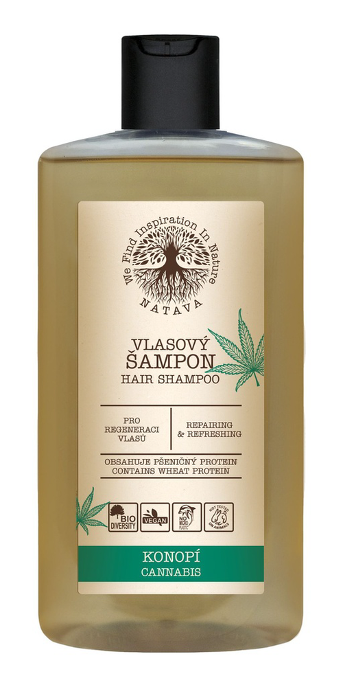 NATAVA - Šampon na vlasy Konopí, 250 ml