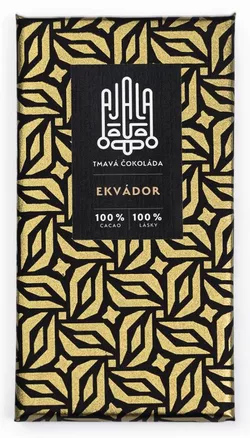 100% AJALA Čokoláda (bez přísad) - 45g (Ekvádor)