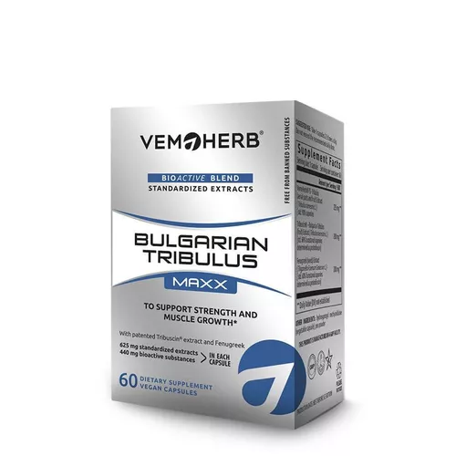Bulharský Tribulus Terrestris MAXX - 60 kapslí (VEMOHERB)