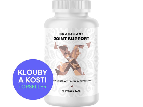 BrainMax Joint Support, podpora kloubů a kostí, 180 rostlinných kapslí