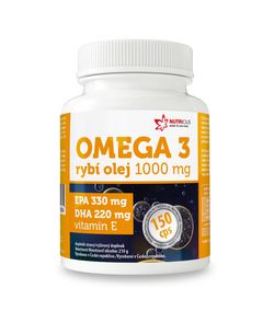 Nutricius Omega 3 rybí olej (150 kapslí)
