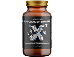 BrainMax Natural Energizer caps, 90 rostlinných kapslí