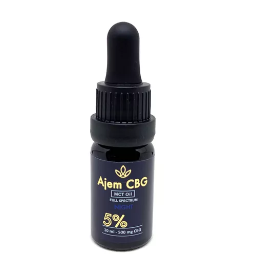 Fullspectrum CBG 5% (MCT olej) - 10ml (AjemFiT)