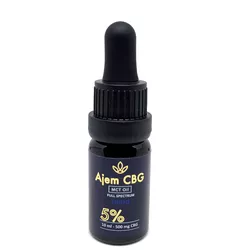 Fullspectrum CBG 5% (MCT olej) - 10ml (AjemFiT)