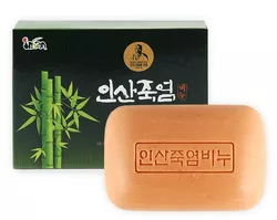 INSAN Přírodní mýdlo (S Bambusovou solí) - 100g (Korea)