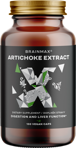 BrainMax Artichoke Extract, 500 mg, 100 rostlinných kapslí