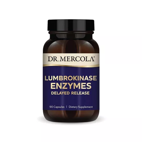 Lumbrokináza (Fibrinolytické enzymy) - 90 kapslí (DR.MERCOLA)