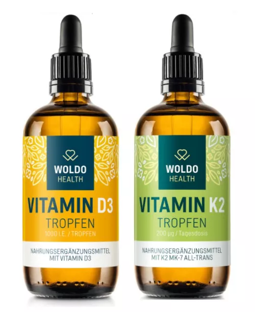 Vitamíny D3 + K2 (kapky) v MCT (WHOLDOHEALTH)