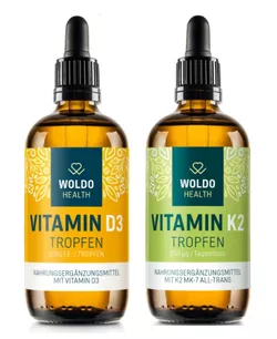 Vitamíny D3 + K2 (kapky) v MCT (WHOLDOHEALTH)
