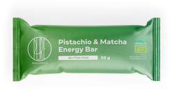 BrainMax Pure Energy Bar, pistácie a matcha, BIO, 50 g