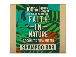 Faith in Nature - Tuhý šampon kokos a bambucké máslo, 85g