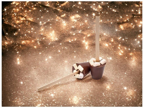 MoonChocolate - Horká čokoláda s míchátkem, mléčná