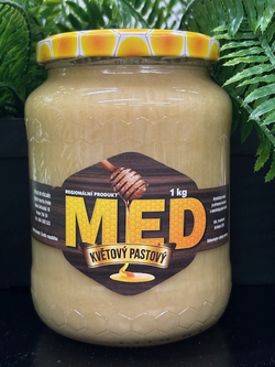 ČESKÝ MED - Květový lesní, PASTOVANÝ, 1kg