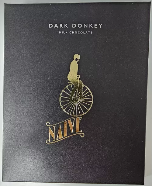 75% DARK DONKEY (Oslí Darkmilk - bez cukru) - 50g (NAIVE)