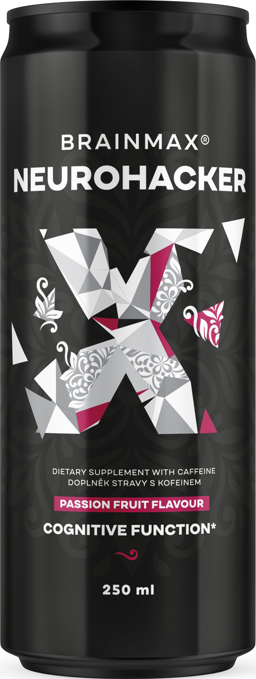 BrainMax Neurohacker Drink, Maracuja, 250 ml