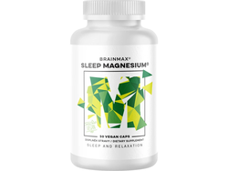 BrainMax Sleep Magnesium, 320 mg, 50 kapslí (Hořčík, GABA, L-theanin, Vitamín B6, šťáva z višně)