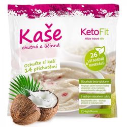 Proteinová krupičná kaše KetoFit kokos, 5 porcí