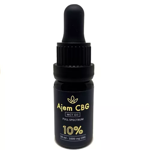 Fullspectrum CBG 10% (MCT olej) - 10ml (AjemFiT)