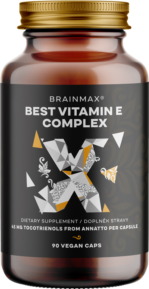 BrainMax Best Vitamin E Complex, Tokotrienoly v přírodní formě