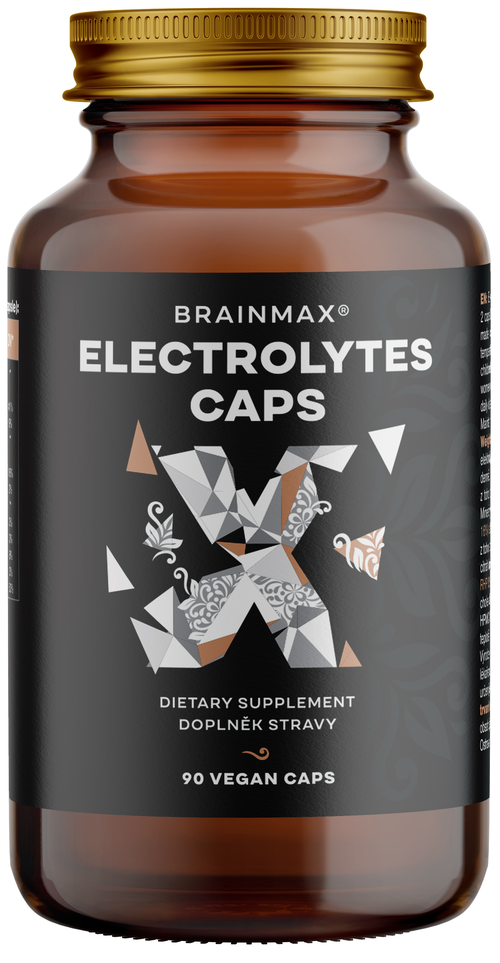 BrainMax Electrolytes Caps, 90 rostlinných kapslí